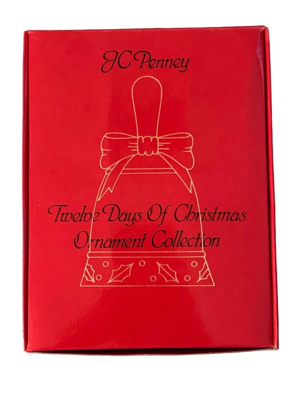Vintage JCPenney Twelve Days of Christmas Bell Ornament Set 12 Original Box